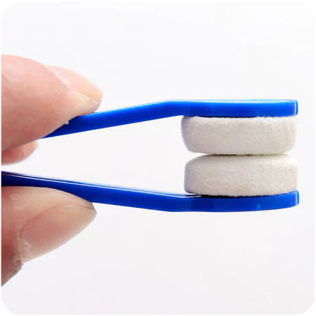 2-in-1 Microfiber Glasses Cleaning Brush